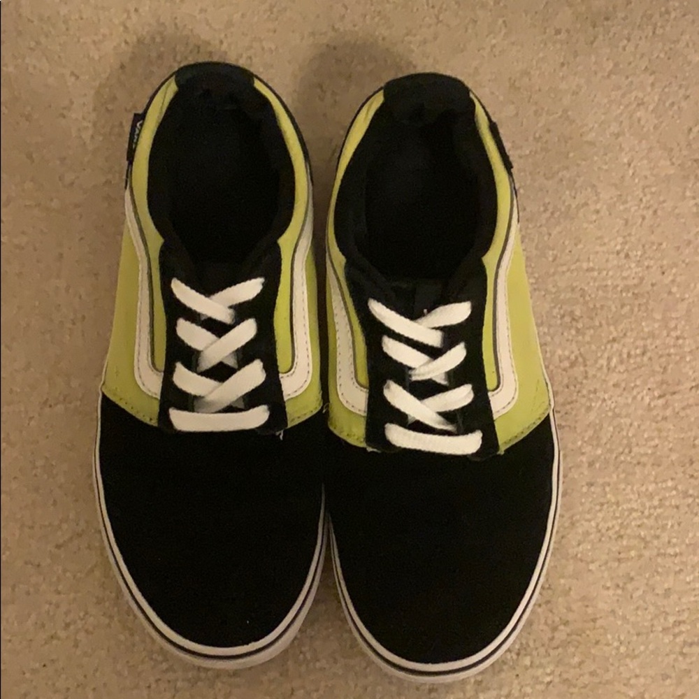 COPY - Vans low top lime sneakers size 6.5 men; 8…